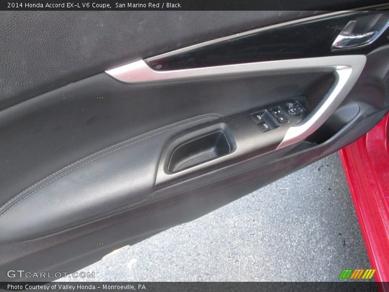 San Marino Red / Black 2014 Honda Accord EX-L V6 Coupe