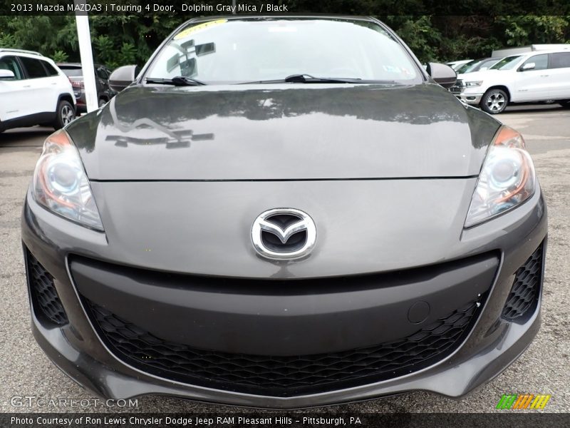 Dolphin Gray Mica / Black 2013 Mazda MAZDA3 i Touring 4 Door