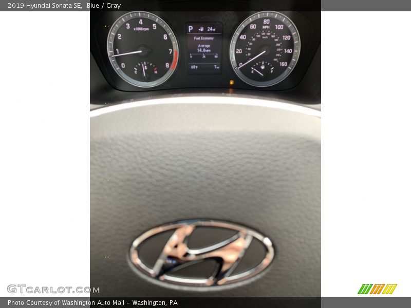 Blue / Gray 2019 Hyundai Sonata SE
