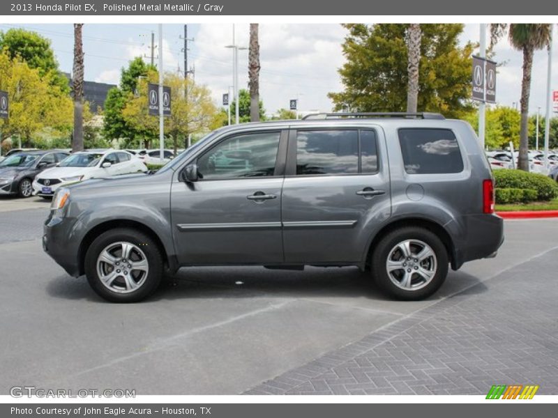 Polished Metal Metallic / Gray 2013 Honda Pilot EX