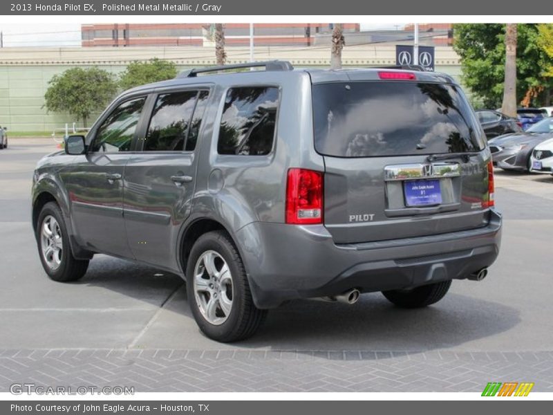 Polished Metal Metallic / Gray 2013 Honda Pilot EX