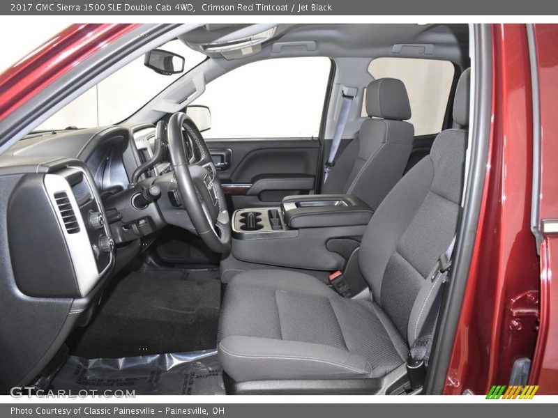 Crimson Red Tintcoat / Jet Black 2017 GMC Sierra 1500 SLE Double Cab 4WD