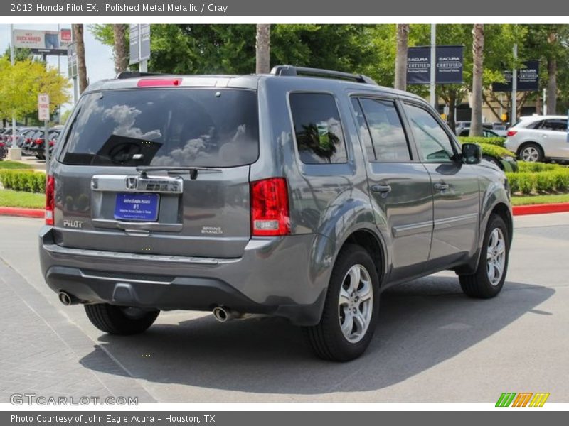 Polished Metal Metallic / Gray 2013 Honda Pilot EX