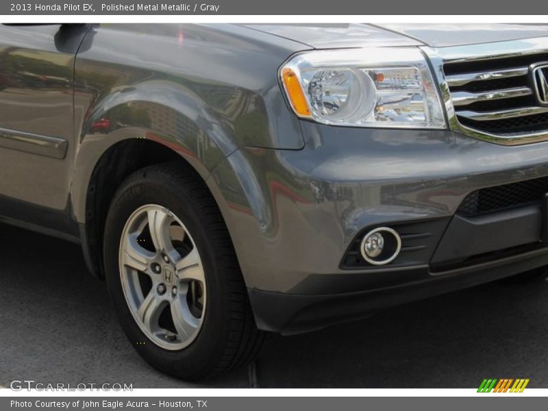 Polished Metal Metallic / Gray 2013 Honda Pilot EX