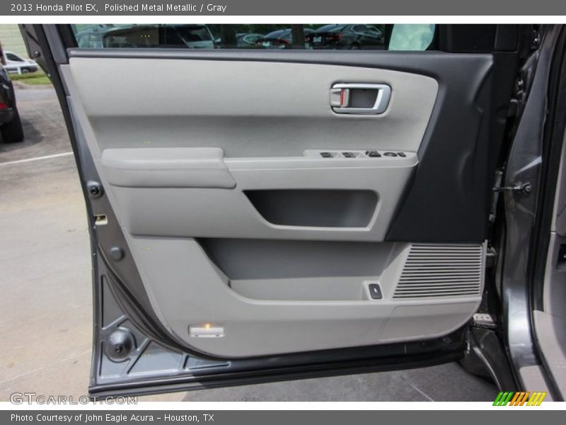 Polished Metal Metallic / Gray 2013 Honda Pilot EX