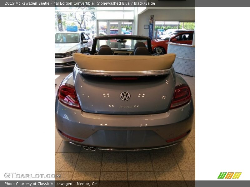 Stonewashed Blue / Black/Beige 2019 Volkswagen Beetle Final Edition Convertible