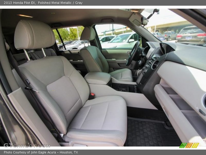 Polished Metal Metallic / Gray 2013 Honda Pilot EX