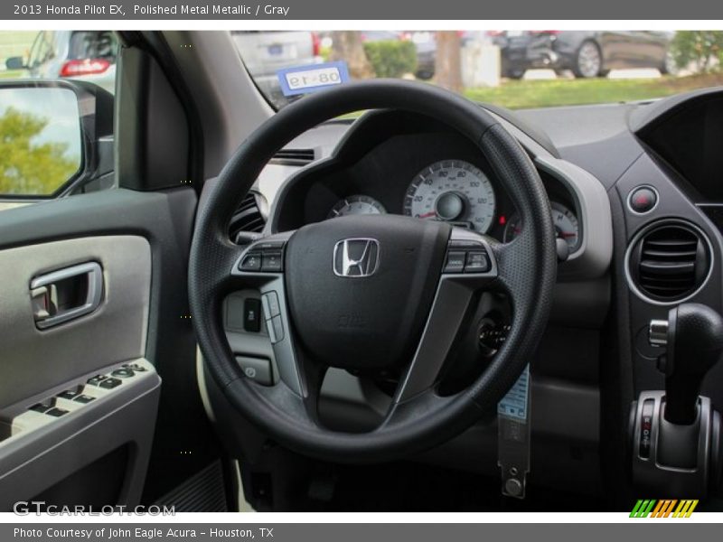 Polished Metal Metallic / Gray 2013 Honda Pilot EX
