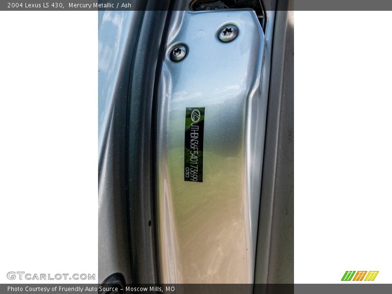 Mercury Metallic / Ash 2004 Lexus LS 430