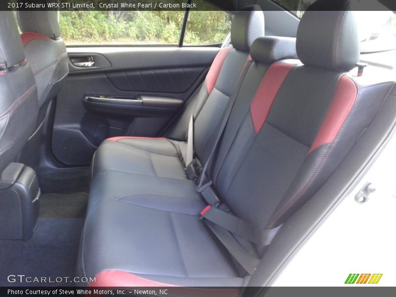 Crystal White Pearl / Carbon Black 2017 Subaru WRX STI Limited
