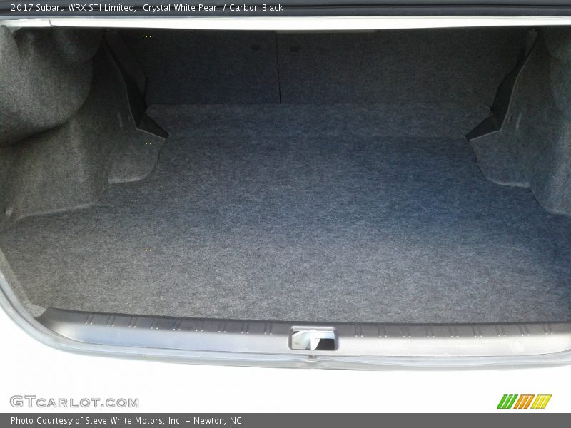Crystal White Pearl / Carbon Black 2017 Subaru WRX STI Limited