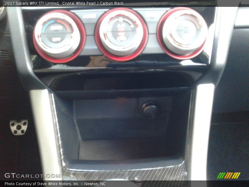 Crystal White Pearl / Carbon Black 2017 Subaru WRX STI Limited