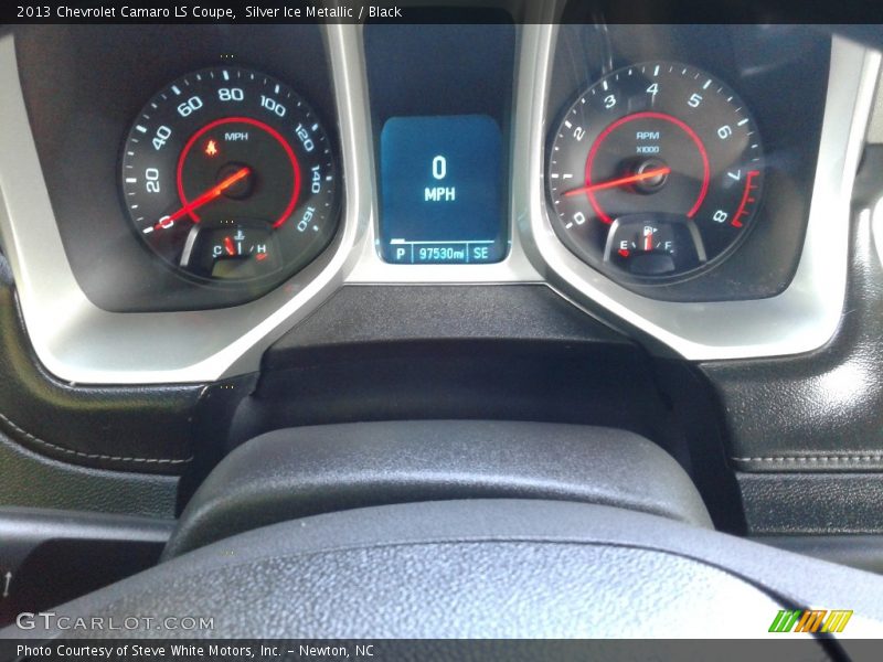Silver Ice Metallic / Black 2013 Chevrolet Camaro LS Coupe