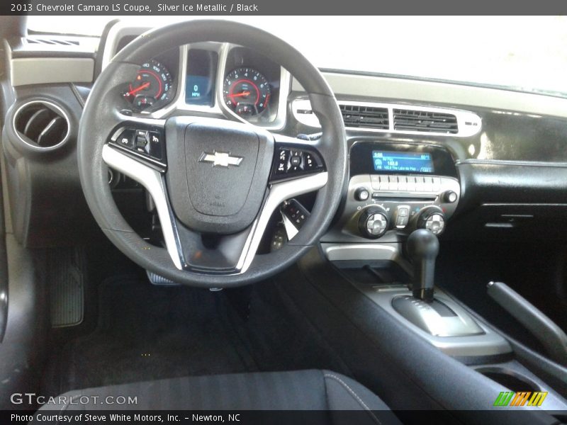 Silver Ice Metallic / Black 2013 Chevrolet Camaro LS Coupe