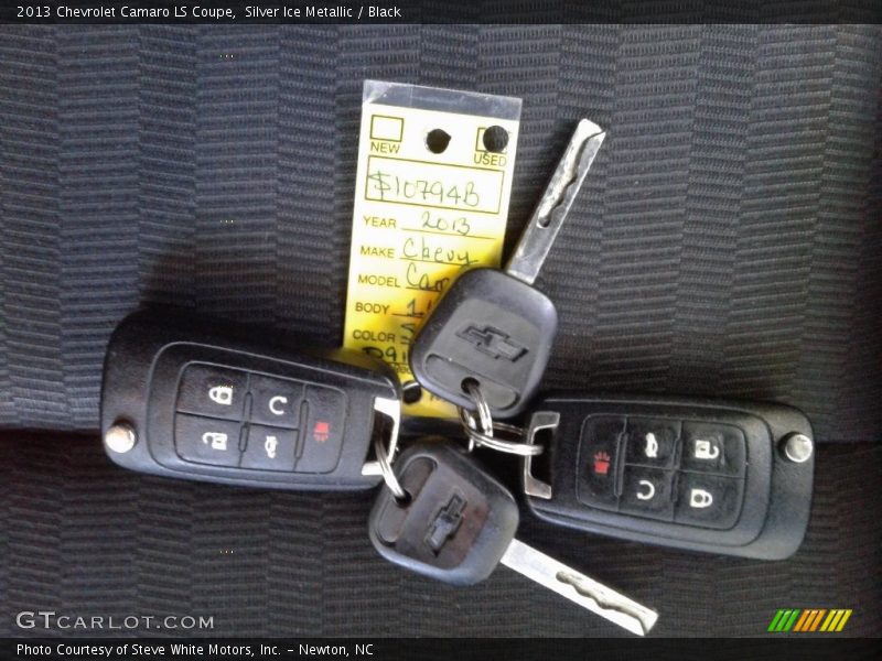 Silver Ice Metallic / Black 2013 Chevrolet Camaro LS Coupe