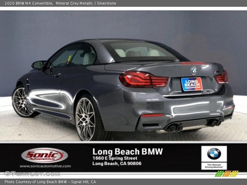 Mineral Grey Metallic / Silverstone 2020 BMW M4 Convertible