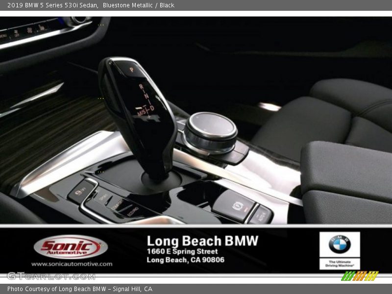 Bluestone Metallic / Black 2019 BMW 5 Series 530i Sedan