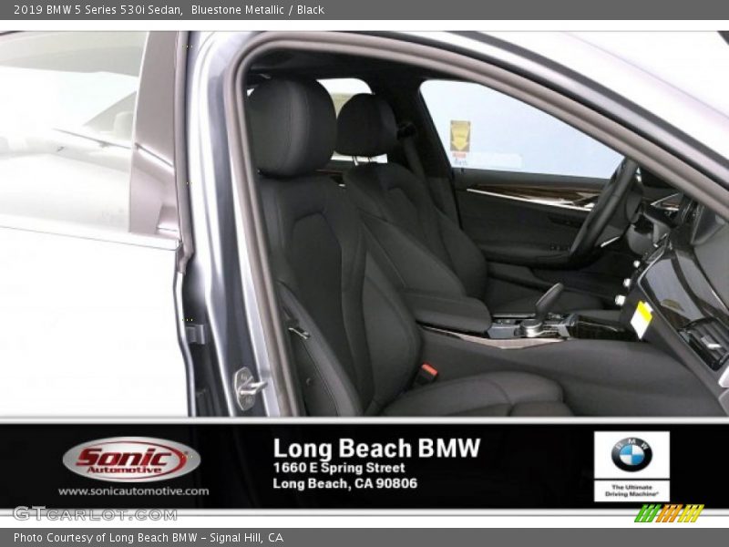 Bluestone Metallic / Black 2019 BMW 5 Series 530i Sedan