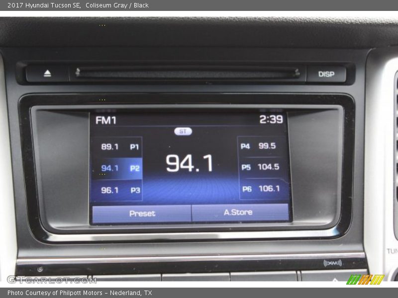 Coliseum Gray / Black 2017 Hyundai Tucson SE