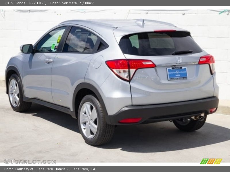 Lunar Silver Metallic / Black 2019 Honda HR-V EX-L
