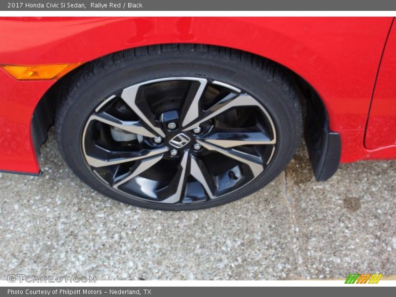 Rallye Red / Black 2017 Honda Civic Si Sedan