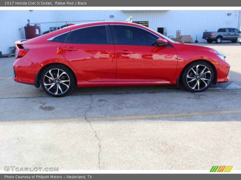 Rallye Red / Black 2017 Honda Civic Si Sedan
