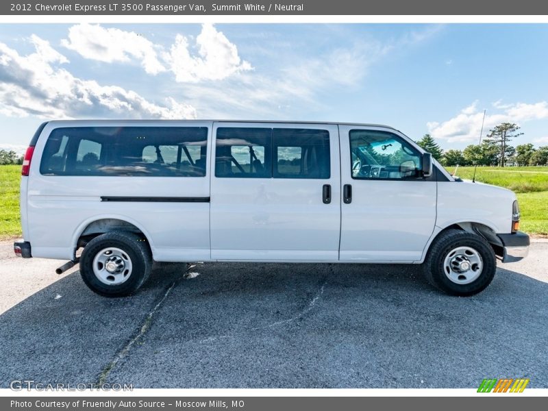 Summit White / Neutral 2012 Chevrolet Express LT 3500 Passenger Van