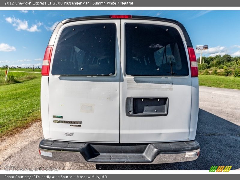Summit White / Neutral 2012 Chevrolet Express LT 3500 Passenger Van