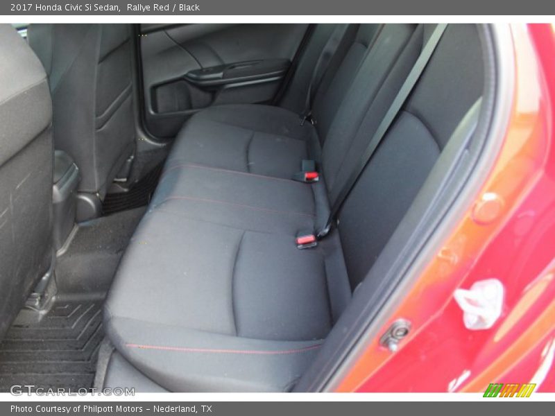 Rallye Red / Black 2017 Honda Civic Si Sedan