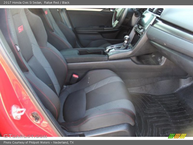 Rallye Red / Black 2017 Honda Civic Si Sedan