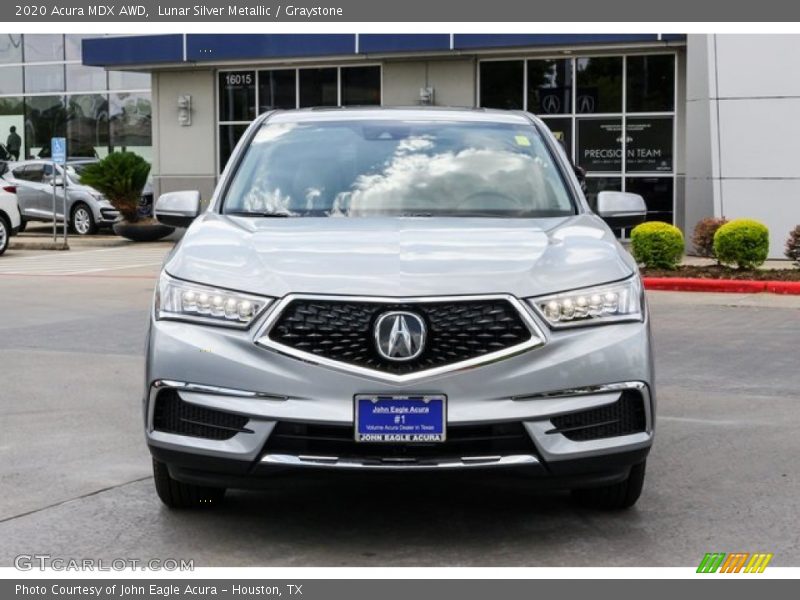 Lunar Silver Metallic / Graystone 2020 Acura MDX AWD