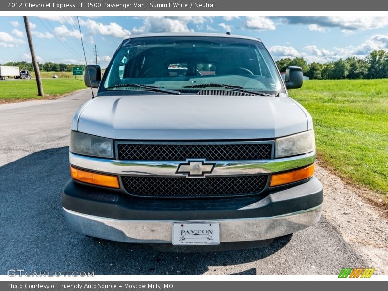 Summit White / Neutral 2012 Chevrolet Express LT 3500 Passenger Van