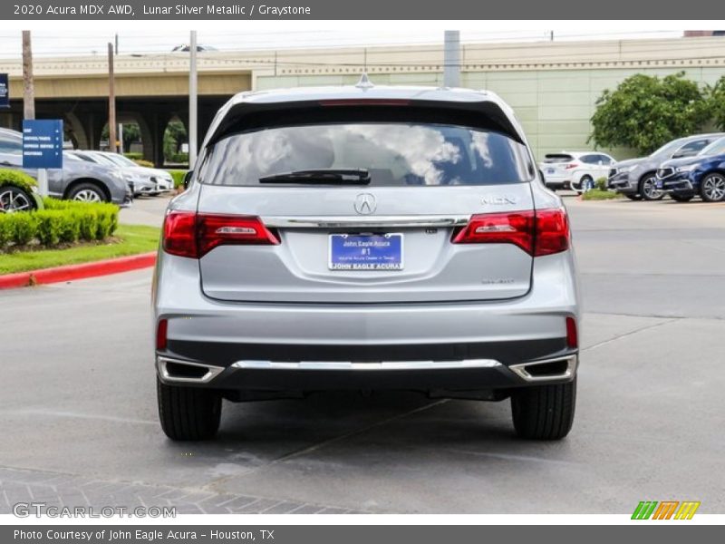 Lunar Silver Metallic / Graystone 2020 Acura MDX AWD