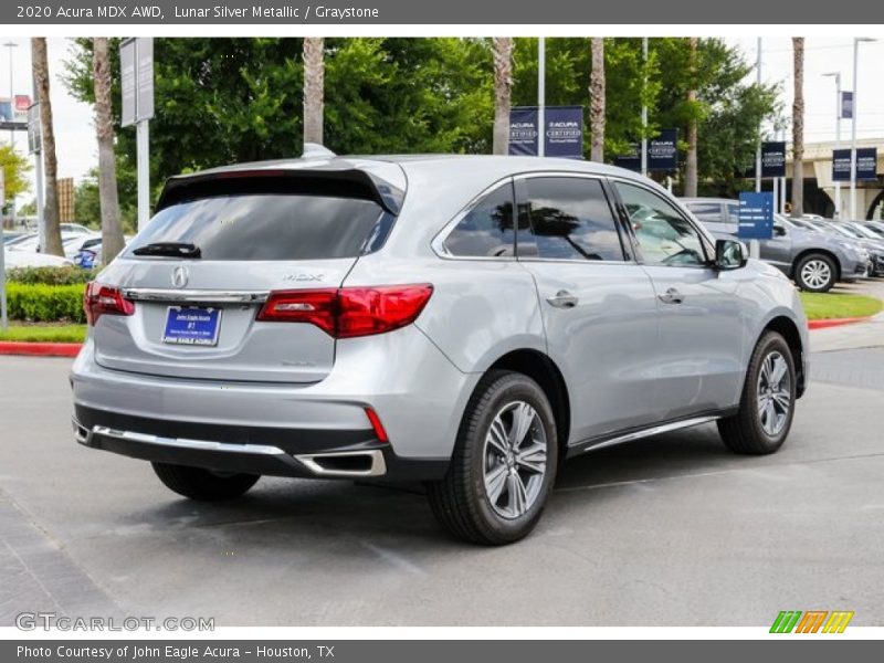 Lunar Silver Metallic / Graystone 2020 Acura MDX AWD