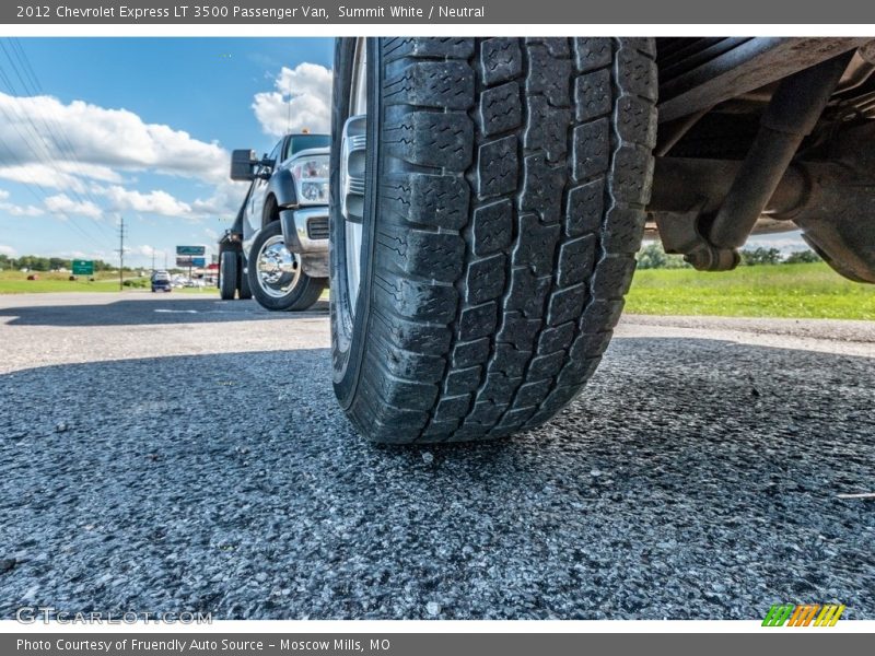 Summit White / Neutral 2012 Chevrolet Express LT 3500 Passenger Van
