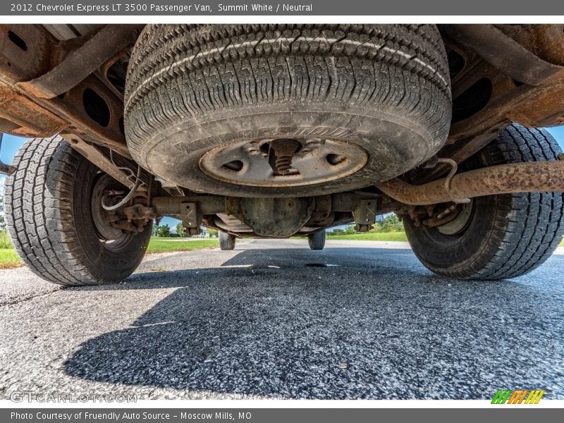 Summit White / Neutral 2012 Chevrolet Express LT 3500 Passenger Van