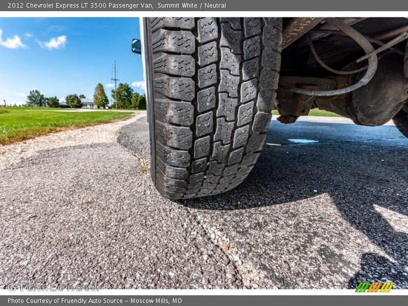 Summit White / Neutral 2012 Chevrolet Express LT 3500 Passenger Van