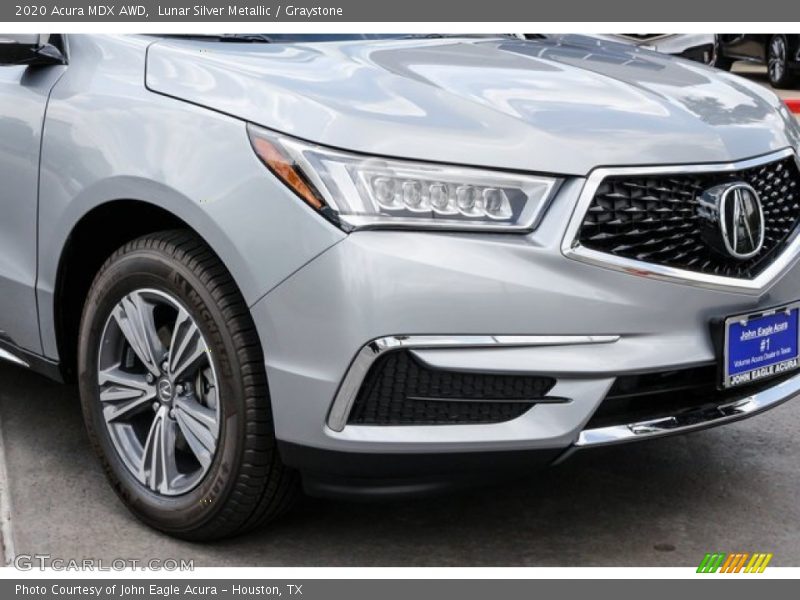 Lunar Silver Metallic / Graystone 2020 Acura MDX AWD