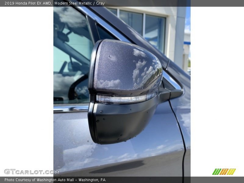 Modern Steel Metallic / Gray 2019 Honda Pilot EX AWD