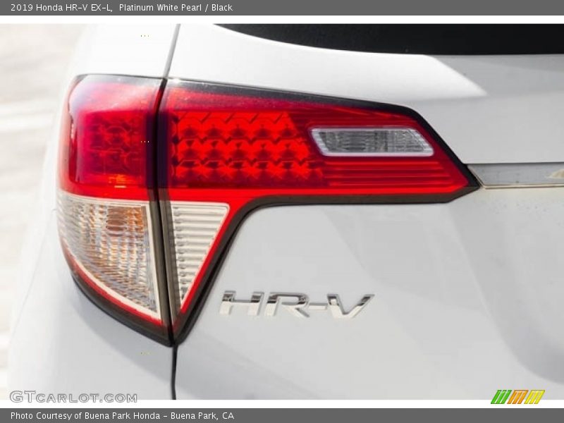 Platinum White Pearl / Black 2019 Honda HR-V EX-L
