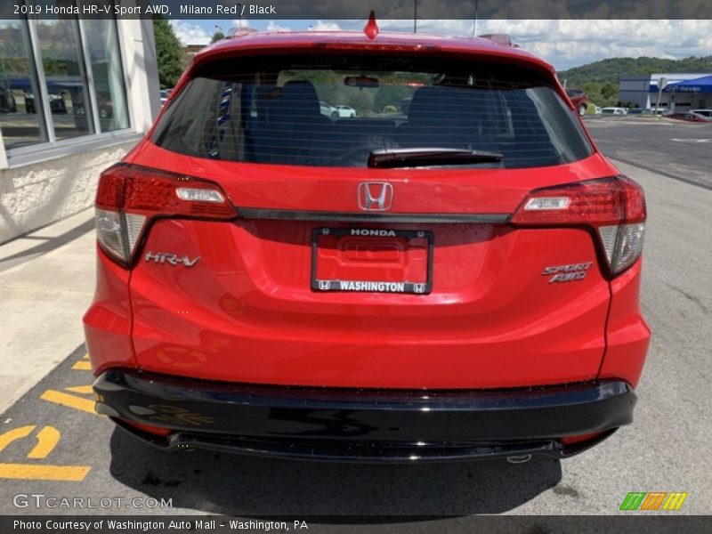 Milano Red / Black 2019 Honda HR-V Sport AWD