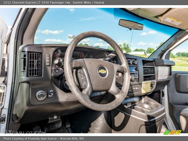 Summit White / Neutral 2012 Chevrolet Express LT 3500 Passenger Van