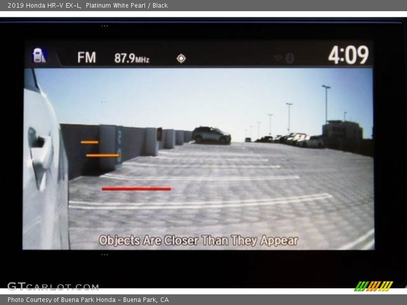 Platinum White Pearl / Black 2019 Honda HR-V EX-L