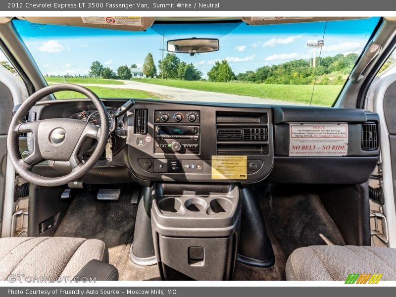 Summit White / Neutral 2012 Chevrolet Express LT 3500 Passenger Van
