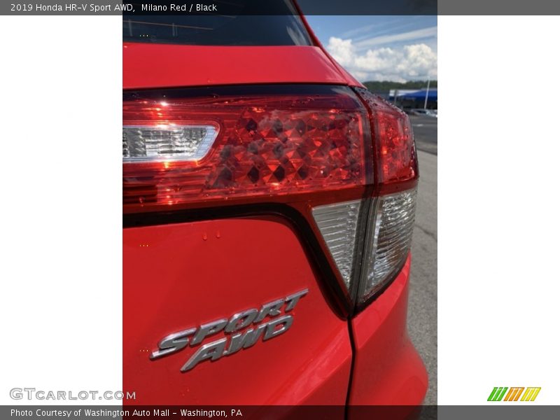 Milano Red / Black 2019 Honda HR-V Sport AWD