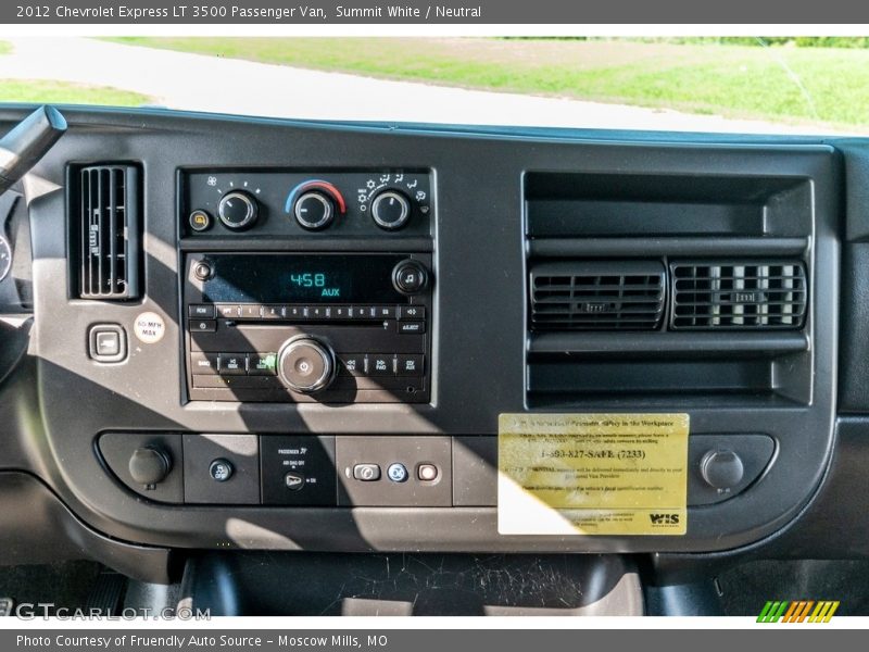 Summit White / Neutral 2012 Chevrolet Express LT 3500 Passenger Van