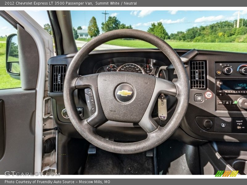Summit White / Neutral 2012 Chevrolet Express LT 3500 Passenger Van
