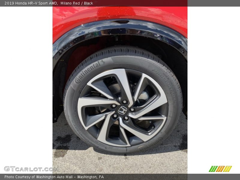 Milano Red / Black 2019 Honda HR-V Sport AWD