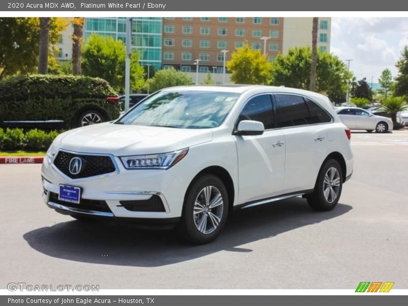 Platinum White Pearl / Ebony 2020 Acura MDX AWD