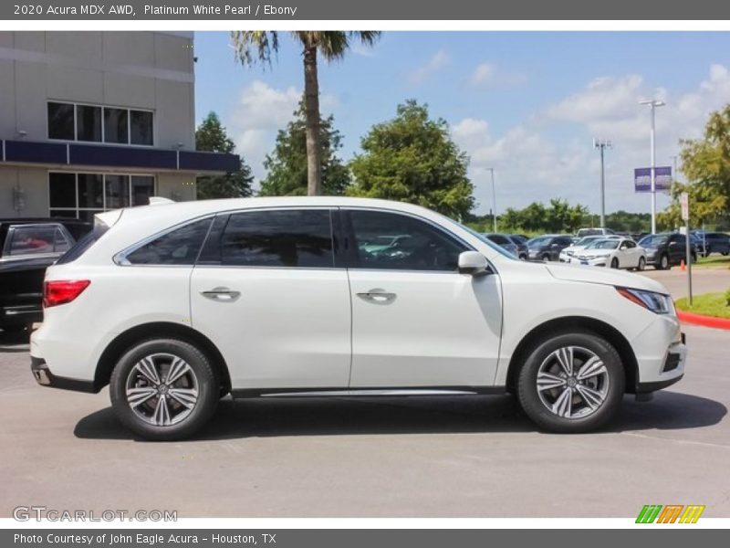 Platinum White Pearl / Ebony 2020 Acura MDX AWD